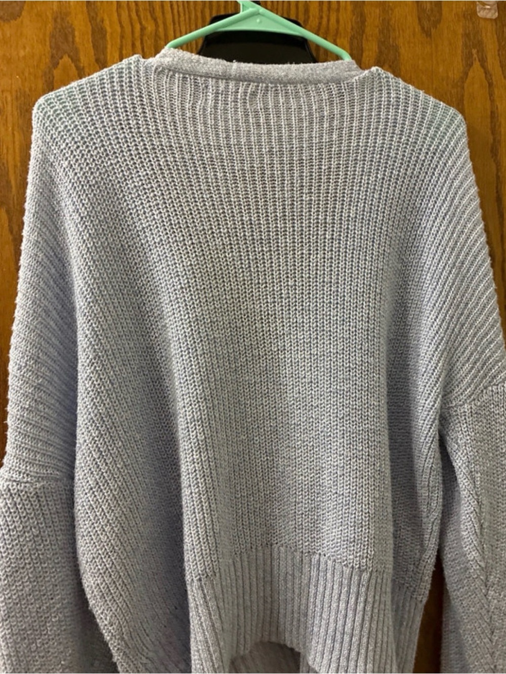 SO Pale Blue Open-Front Knit Cardigan - Picture 6 of 6